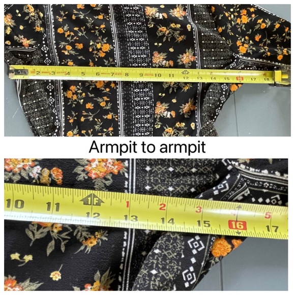 VERO MODA Floral Print Fit & Flare Midi Dress With High Neck Size XS - Picture 13 of 16